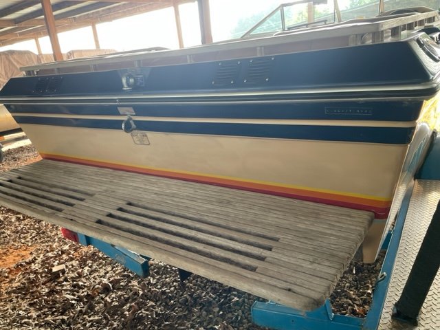 A bow rider is a boat with an open bow area where there are extra seats in front of the windshield.  Bow riders are typically between 17' and 30'long. They are well suited for many recreational water sports such as tubing, water skiing, and swimming.