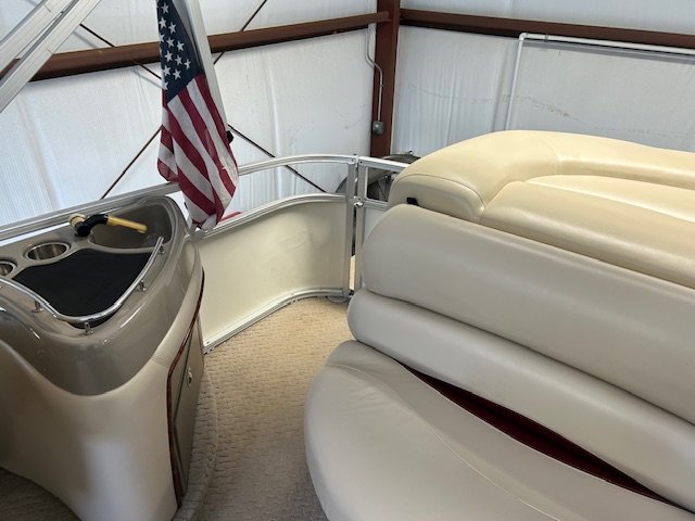 A pontoon boat is constructed from closed cylinders that support a platform. They offer the best value in terms of capacity to price. As a result pontoons are typically purchased for pleasure boating rather than serious fishing.