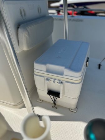 Center console is an open hull boat where the console of the boat is in the center. The boat deck surrounds the console so that a person can walk all around the boat from stern to bow with ease. Most center consoles are powered by outboard motors.